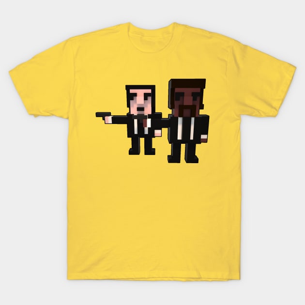 Pixel Pulp Fiction T-Shirt by dankdesigns